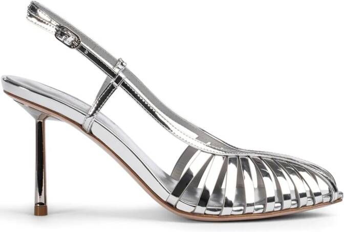 Le Silla Cage mm metallic sandalen Grijs