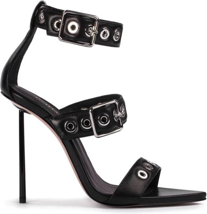 Le Silla Courtney sandalen met ringlets Zwart