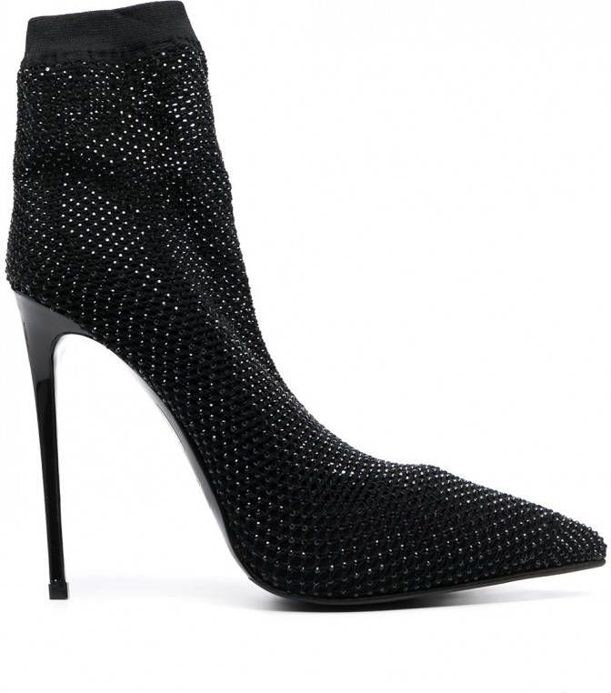 Le Silla Pumps verfraaid met kristallen Zwart