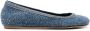 Le Silla Duchess denim ballerina's Blauw - Thumbnail 1