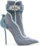 Le Silla Eagles denim laarzen Blauw - Thumbnail 1