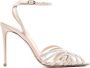 Le Silla Embrace 110 mm sandalen met stras Roze - Thumbnail 1