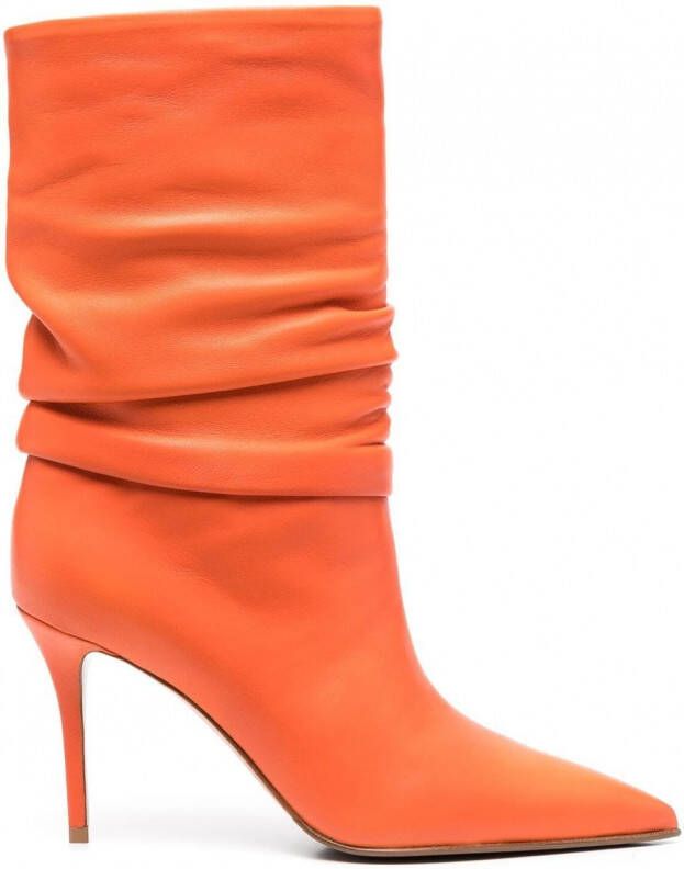 Le Silla Eva enkellaarzen met ruches Oranje