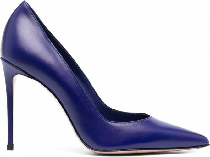 Le Silla Eva leren pumps Blauw