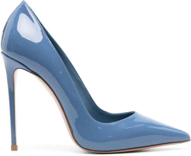 Le Silla Eva leren pumps Blauw