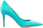 Le Silla Eva suède pumps Groen - Thumbnail 1