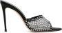 Le Silla 100 mm Gilda sandalen verfraaid met kristallen Zwart - Thumbnail 1