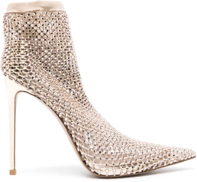 Le Silla Gilda pumps verfraaid met kristallen Beige