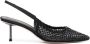 Le Silla Gilda verfraaide slingback pumps 60 mm Zwart - Thumbnail 1