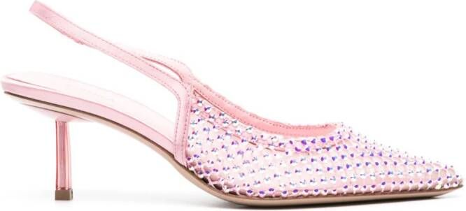 Le Silla Gilda pumps met stras Roze