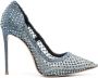 Le Silla Gilda pumps verfraaid met kristallen Blauw - Thumbnail 1