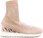 Le Silla Gilda sneakers verfraaid met kristallen Beige - Thumbnail 1