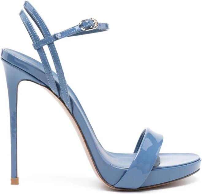 Le Silla Gwen lakleren sandalen Blauw