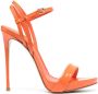 Le Silla Gwen lakleren sandalen Oranje - Thumbnail 1