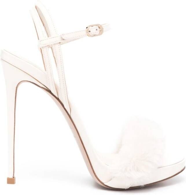 Le Silla Gwen leren sandalen Beige