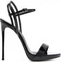 Le Silla Gwen lakleren stiletto sandalen Zwart - Thumbnail 2