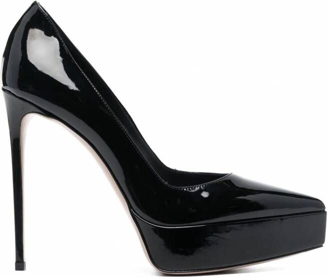 Le Silla Pumps met plateauzool Zwart