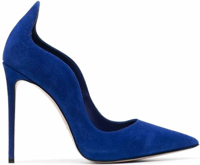 Le Silla Ivy gewelfde pumps Blauw