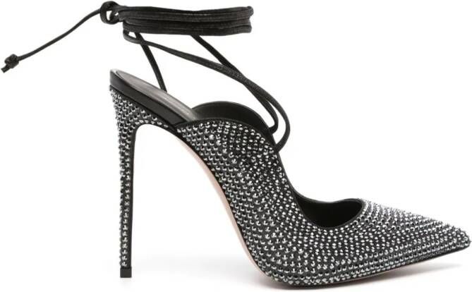 Le Silla Ivy pumps met kristallen Zwart