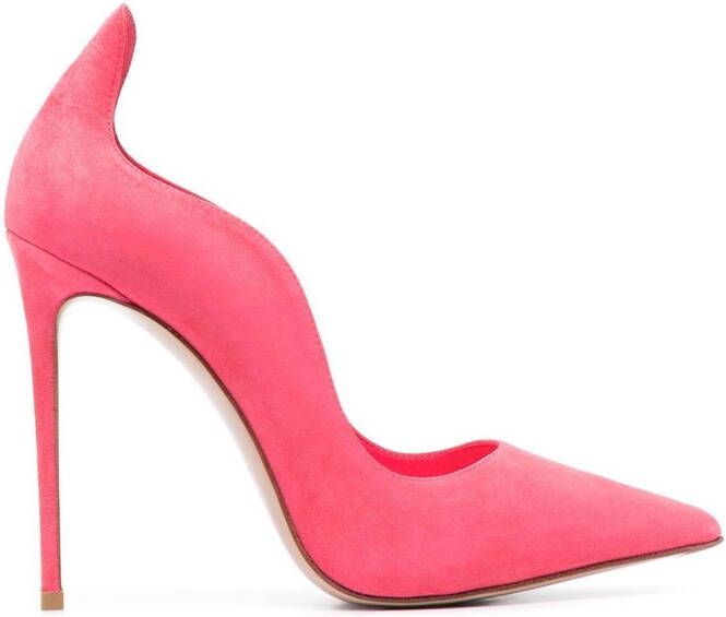 Le Silla Ivy suède pumps Roze