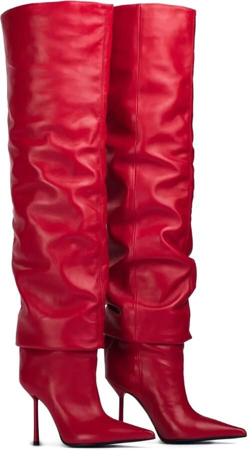 Le Silla 100 mm Bella laarzen met puntige neus Rood - Foto 3