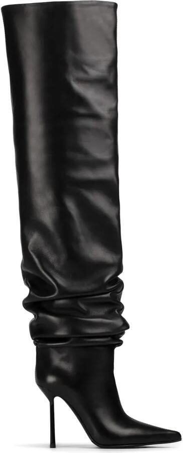 Le Silla 100 mm Bella overknee laarzen Zwart