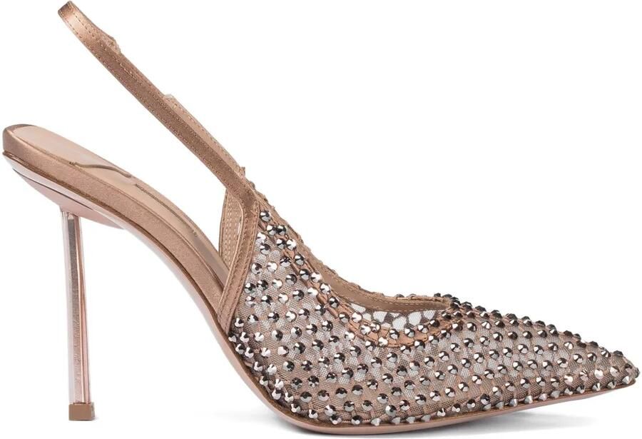 Le Silla 100 mm Gilda slingback pumps Beige