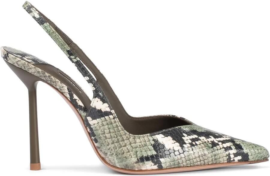 Le Silla 100 mm Vivienne pumps Groen