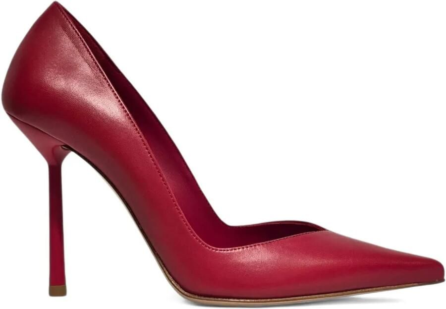 Le Silla 100 mm Vivienne pumps met hak Rood