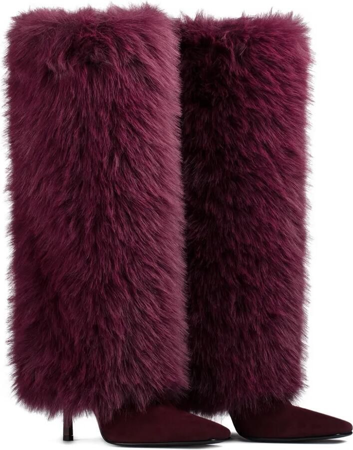 Le Silla 110 mm Andy suède enkellaarzen Roze - Foto 2