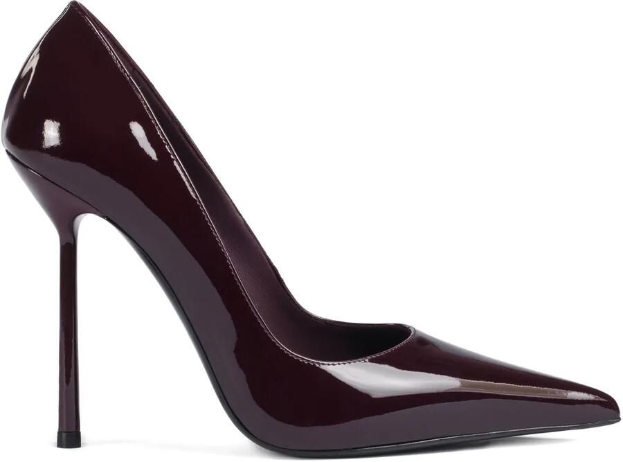 Le Silla 120 mm Bella lakleren pumps met puntige neus Rood