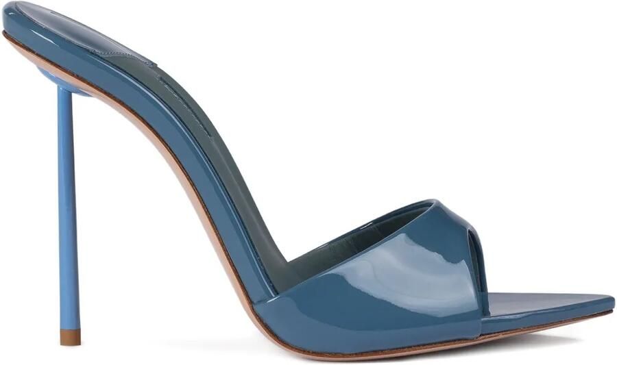 Le Silla 120 mm Bella lakleren stiletto sandalen Blauw