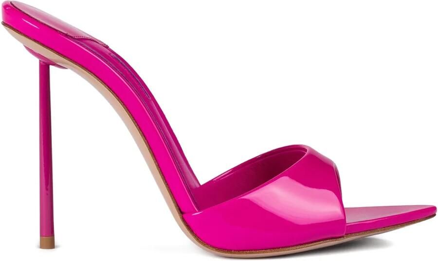 Le Silla 120 mm Bella lakleren stiletto sandalen Roze