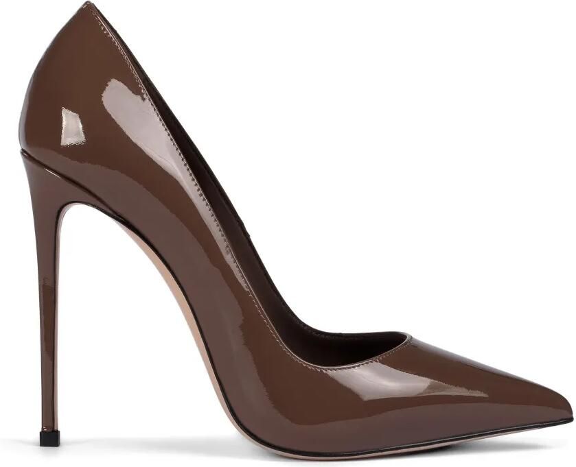 Le Silla 120 mm Eva leren pumps met hak Bruin