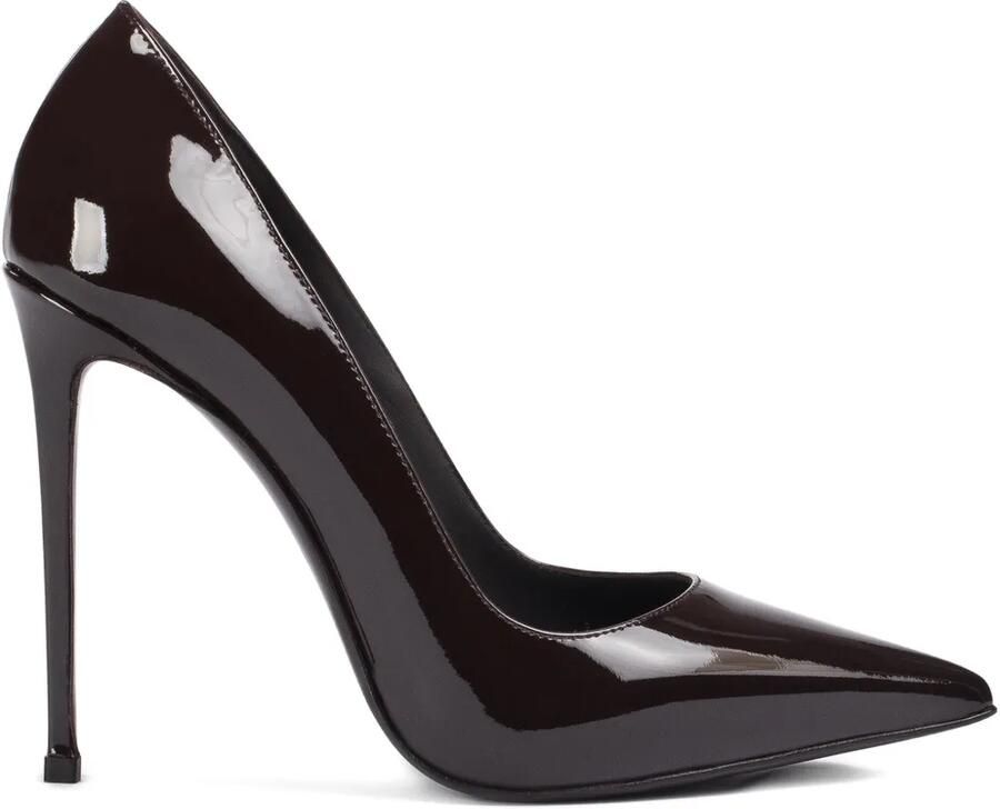 Le Silla 120 mm leren pumps met puntige neus Rood