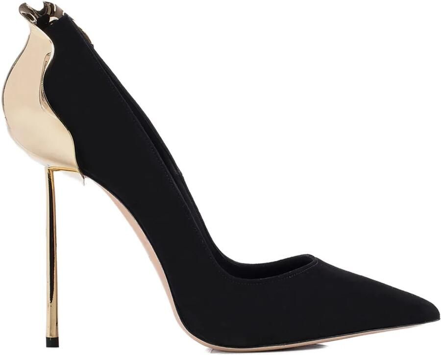 Le Silla 120 mm Petalo pumps met puntige neus Zwart