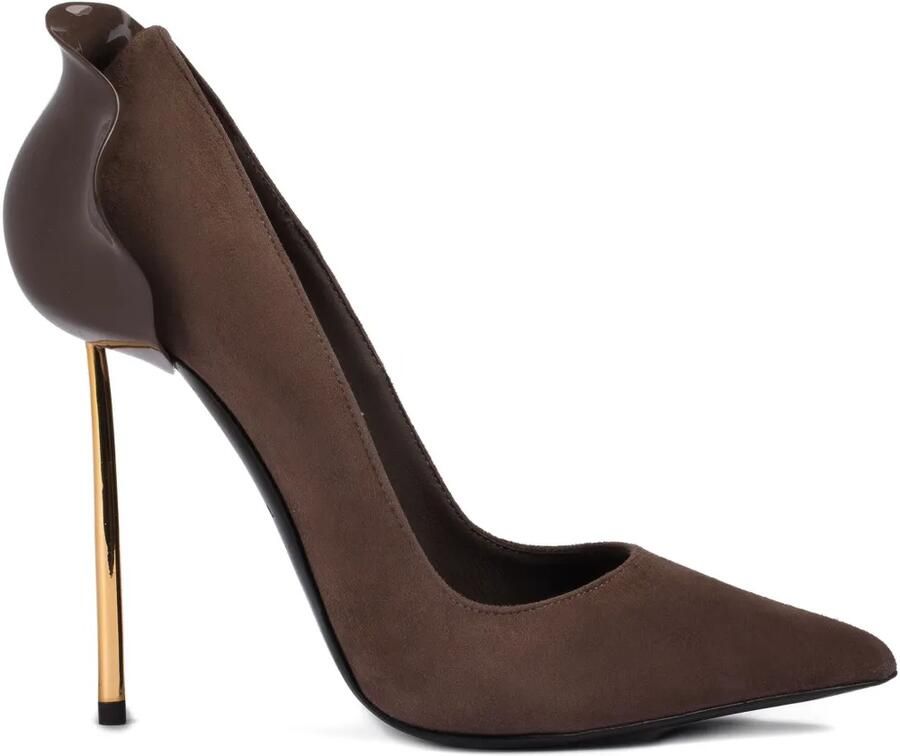 Le Silla 120 mm Petalo stiletto pumps Bruin