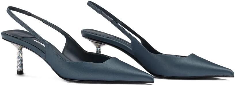 Le Silla 60 mm Amelia slingback pumps Blauw - Foto 4