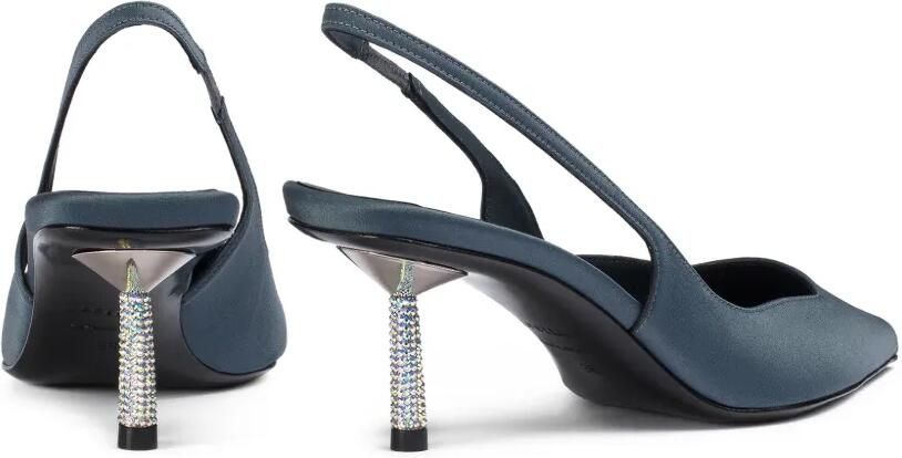 Le Silla 60 mm Amelia slingback pumps Blauw - Foto 3