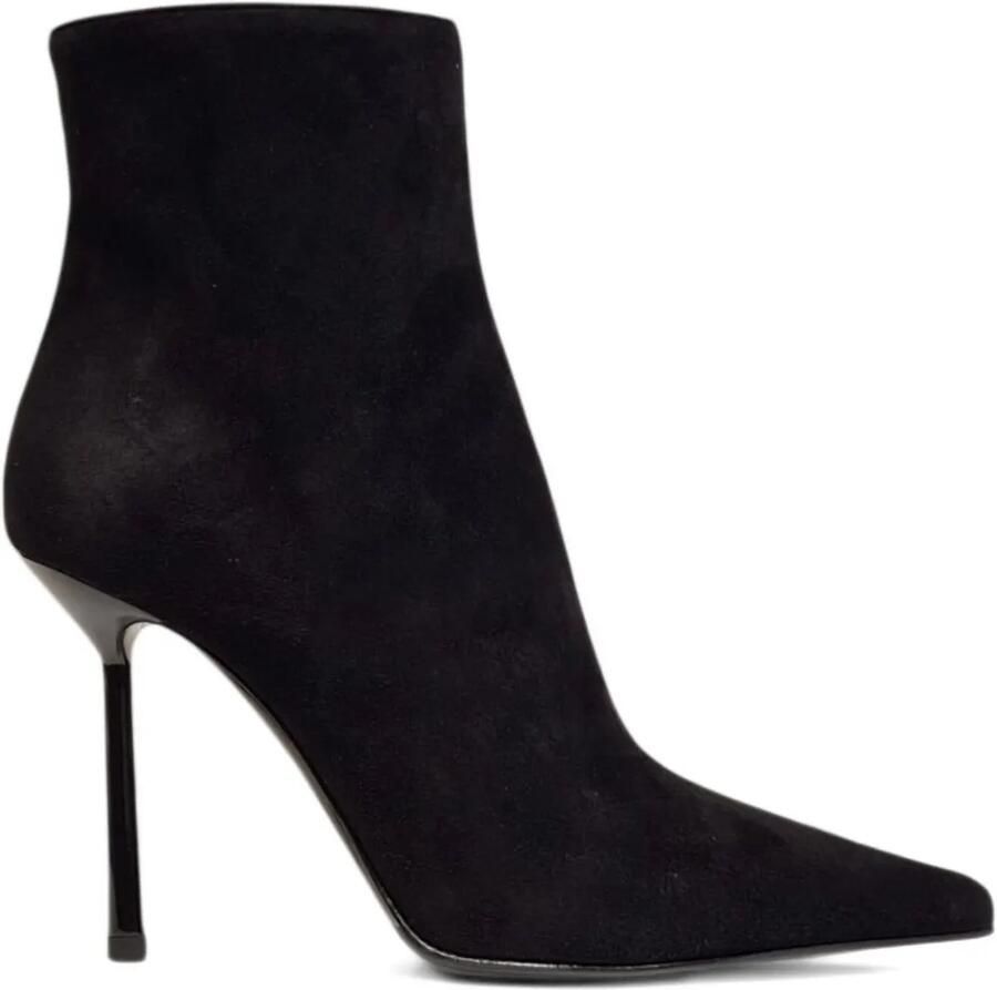 Le Silla 80 mm Bella stiletto laarzen met puntige neus Zwart