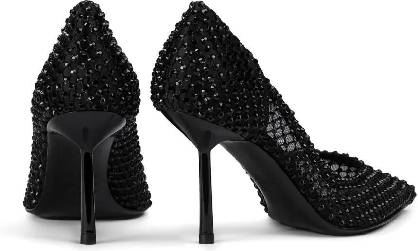 Le Silla 80 mm Gilda pumps verfraaid met kristallen Zwart - Foto 3