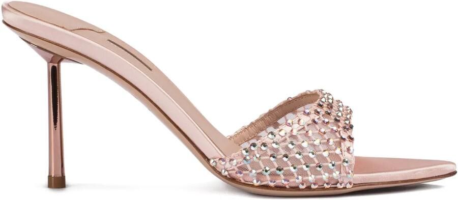 Le Silla 80 mm Gilda verfraaide sandalen Roze