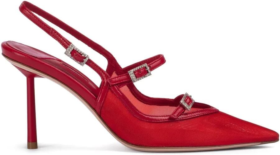 Le Silla 80 mm Morgana slingback pumps Rood