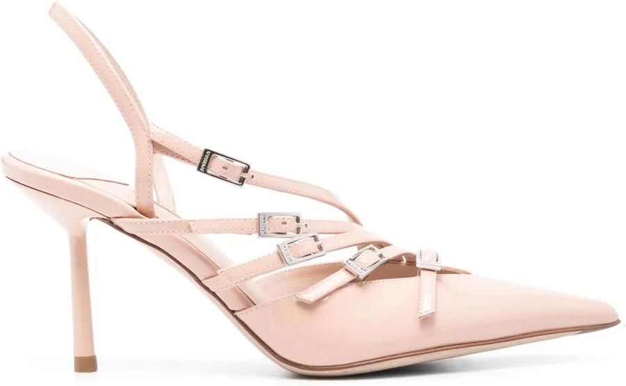 Le Silla 80 mm Scarlet slingback pumps Beige