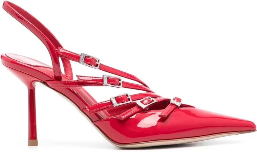 Le Silla 80 mm Scarlet slingback pumps Rood