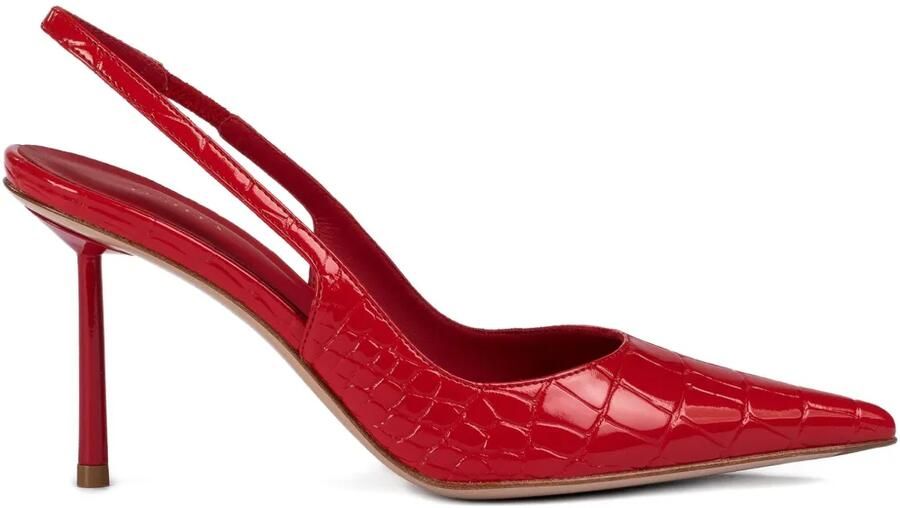 Le Silla 80mm Bella slingback pumps Rood