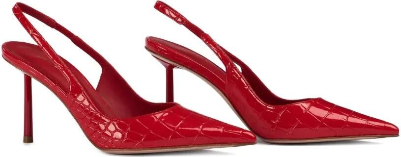 Le Silla 80mm Bella slingback pumps Rood - Foto 4