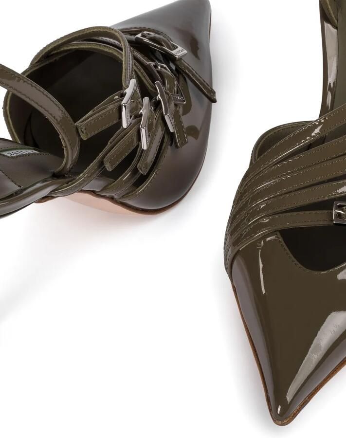 Le Silla 80mm Scarlet slingback pumps Groen - Foto 2