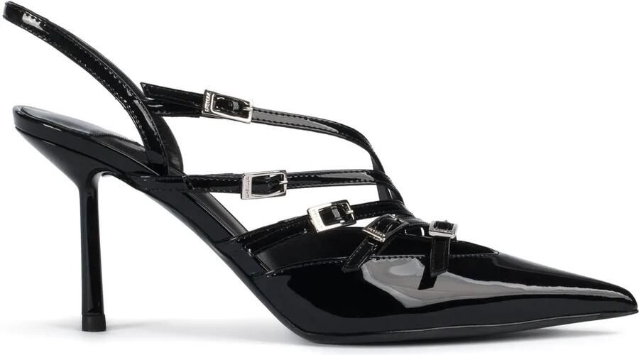 Le Silla 80mm Scarlet slingback pumps Zwart