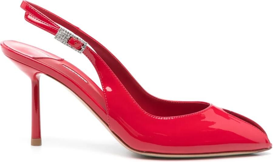 Le Silla 90 mm Clivage pumps Rood